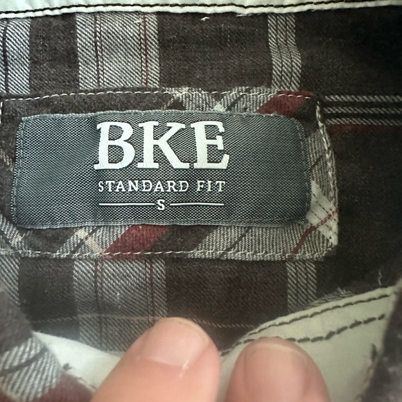 BKE Pearl Snap Long Sleeve Shirt Size‎ S - Picture 4 of 4